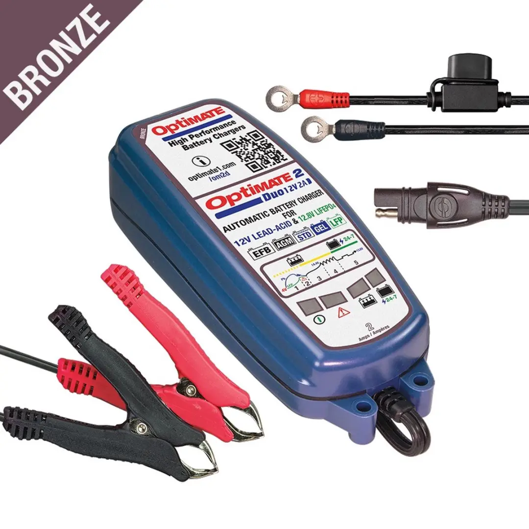 Tecmate OptiMate 2 DUO TM550 Acculader 12V