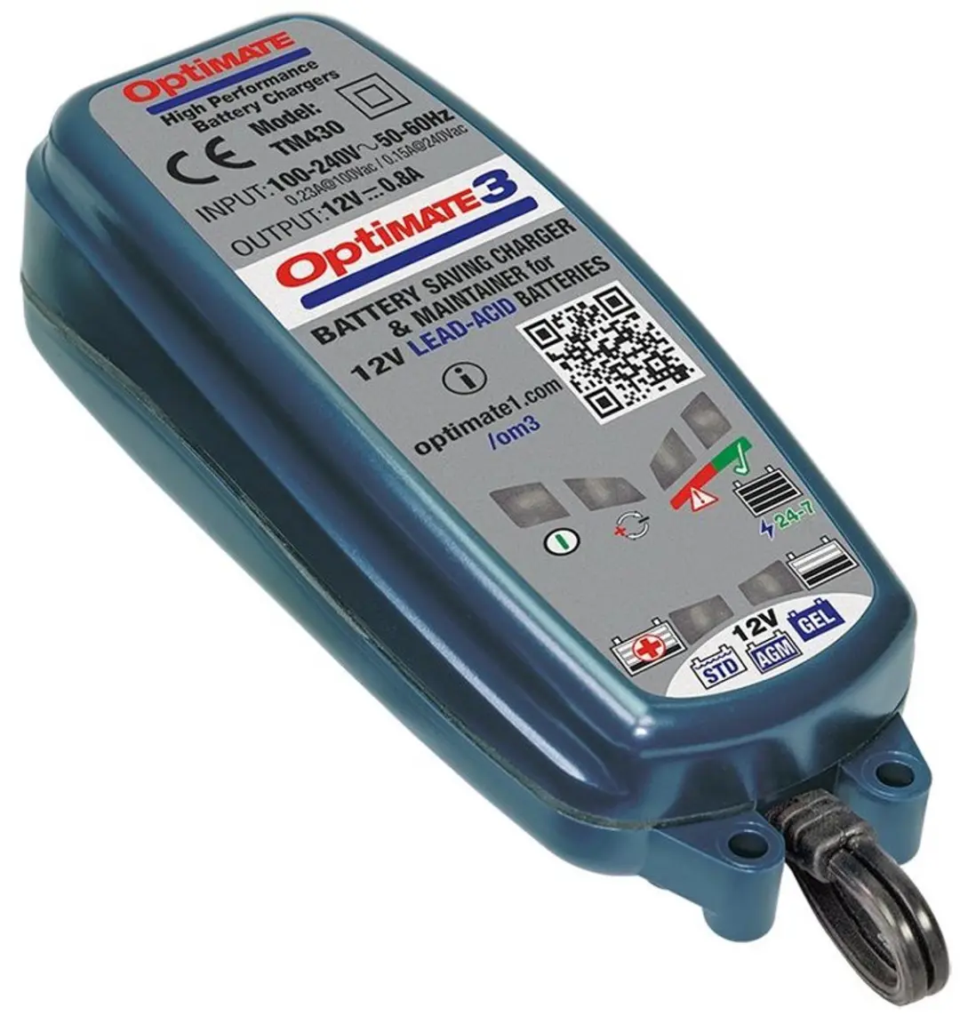 Tecmate Optimate 3 TM430 Acculader 12V - afbeelding 6 van 6