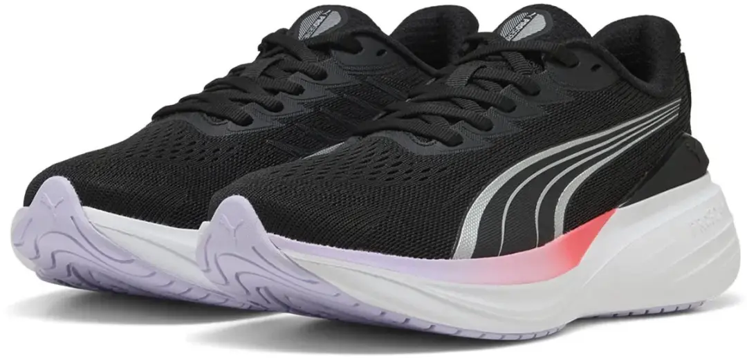 PUMA Scend Pro 3 Hardloopschoenen - EU 42.5 - Zwart/Wit/Rood/Lila
