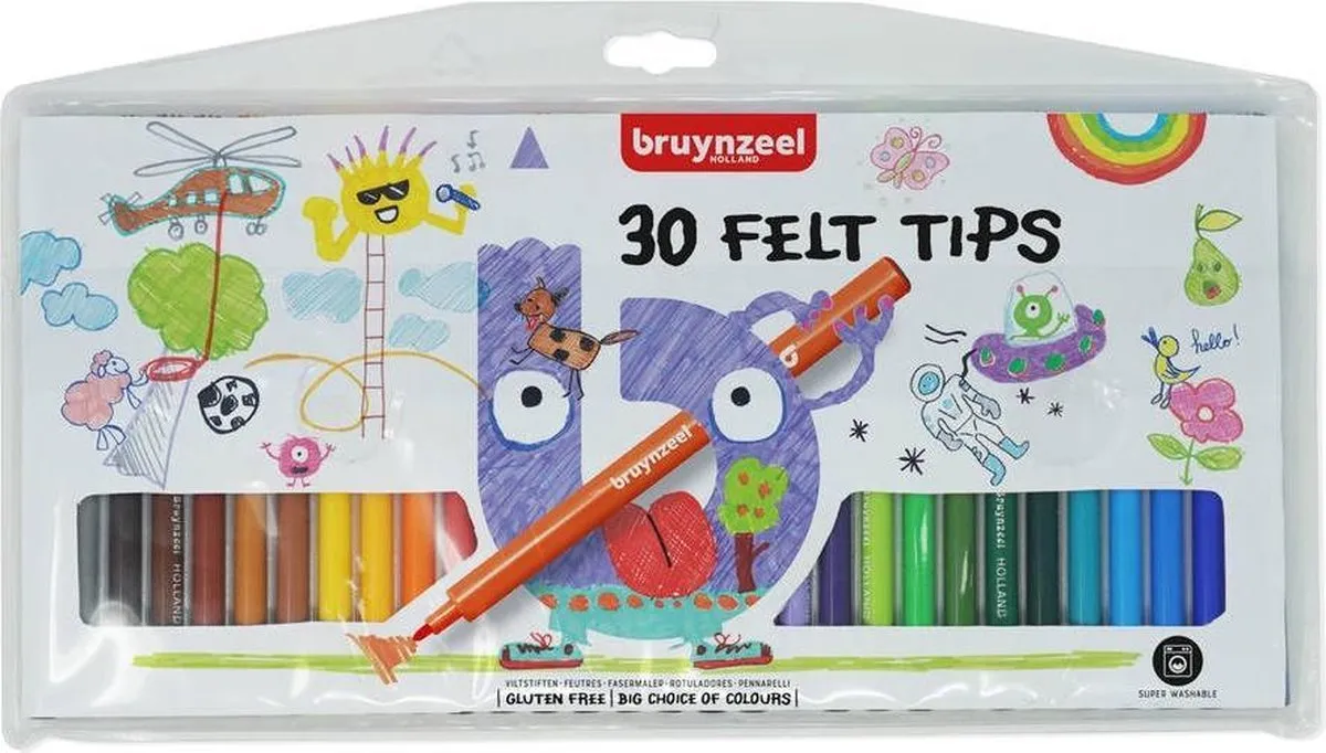 Bruynzeel Inspiring Young Viltstiften 30 Stuks