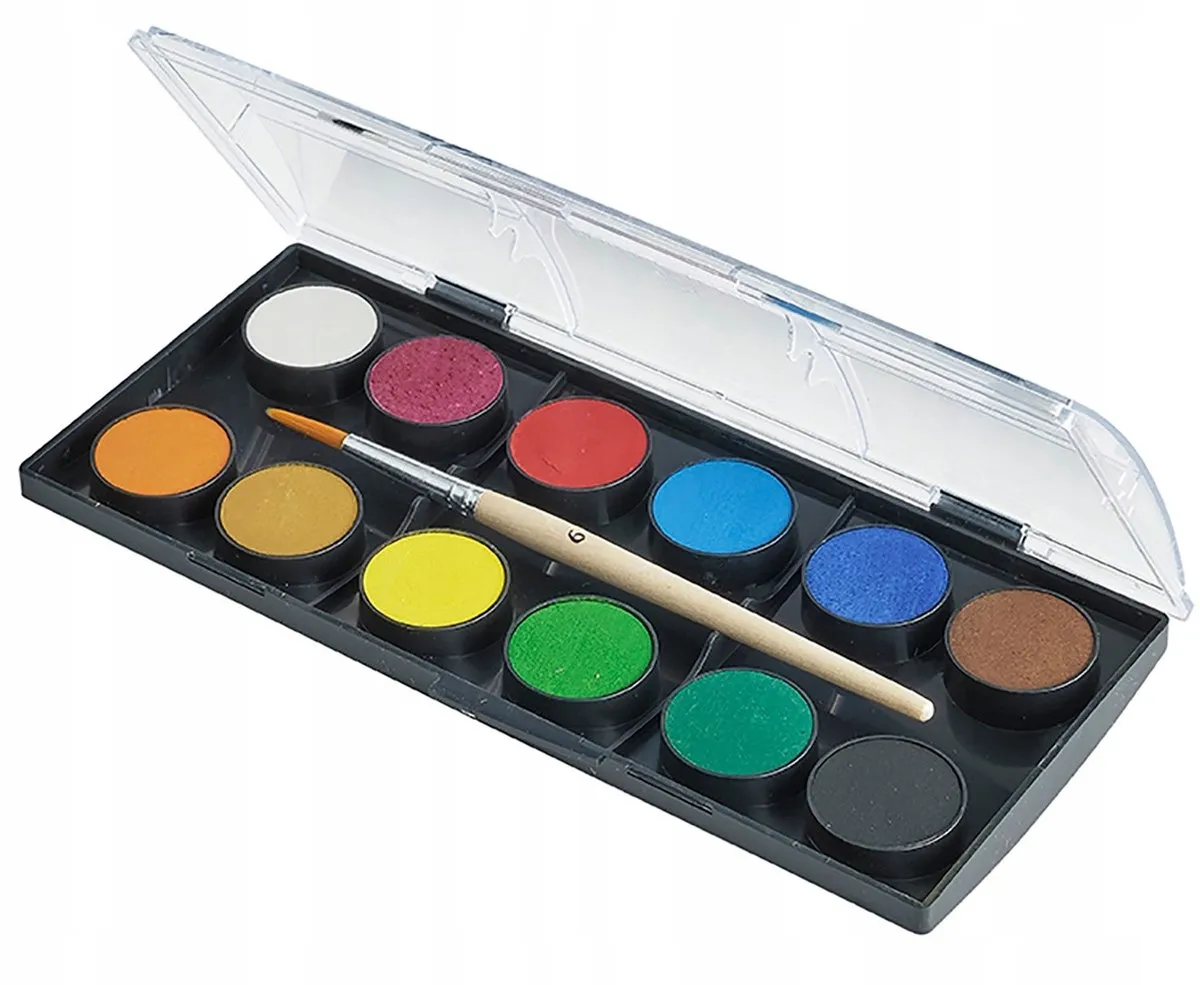 Faber-Castell Aquarelverfset 12 Kleuren - 24mm