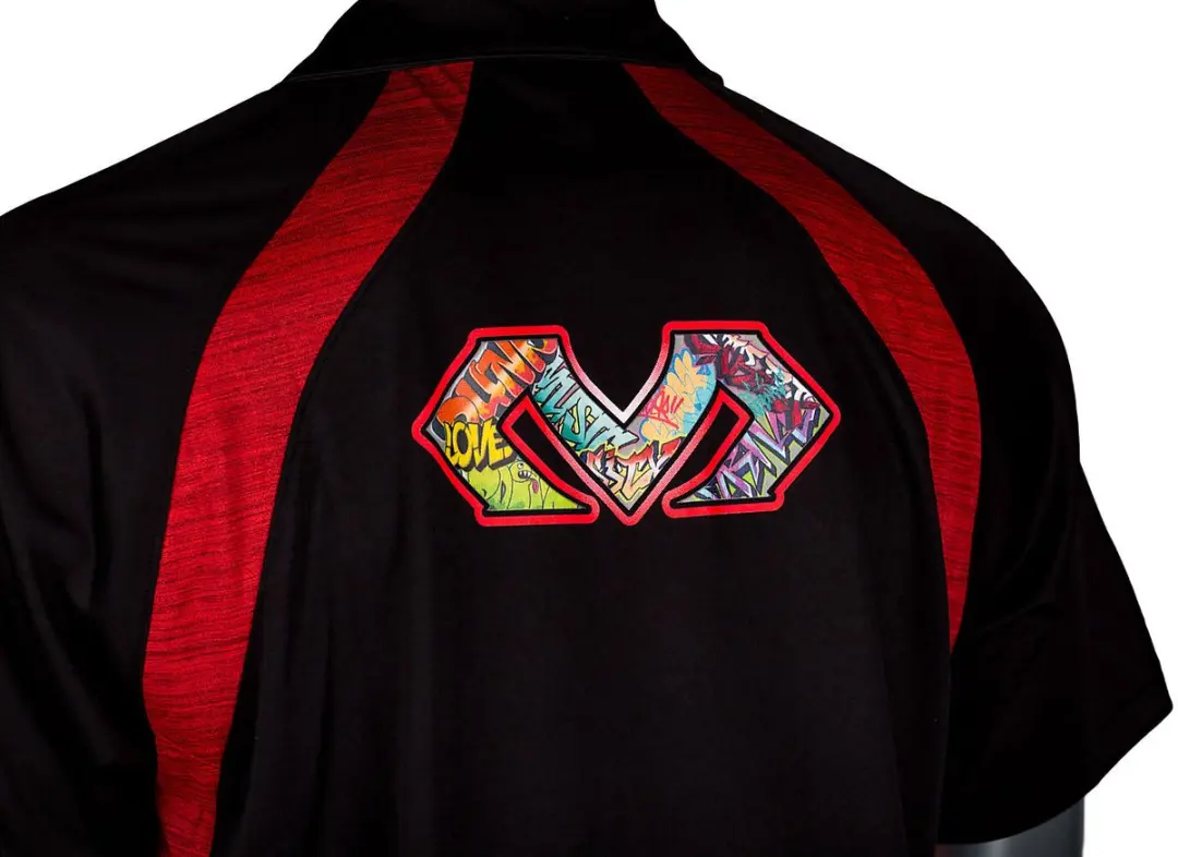 McDavid Slam Dunk Coach Polo L - Zwart/Multikleurig - afbeelding 6 van 6