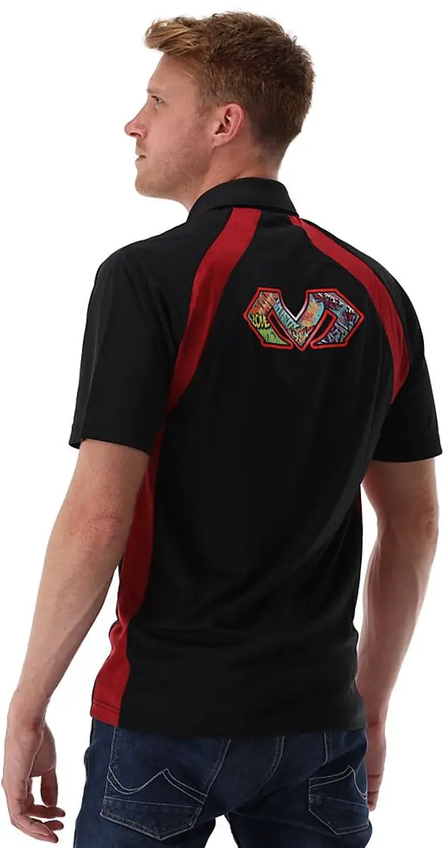 McDavid Slam Dunk Coach Polo L - Zwart/Multikleurig - afbeelding 5 van 6