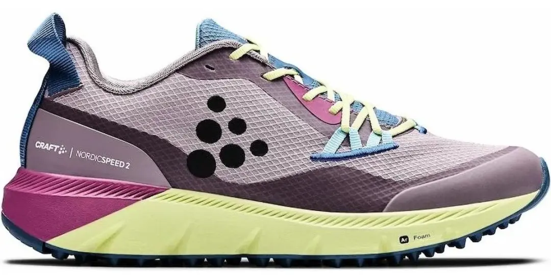 Craft Damen Laufschuhe ADV Nordic Speed 2 194722 Gelb/Lila-UK 6