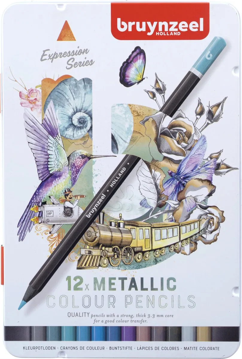 Bruynzeel Expression Metallic Kleurpotloden 12 Stuks