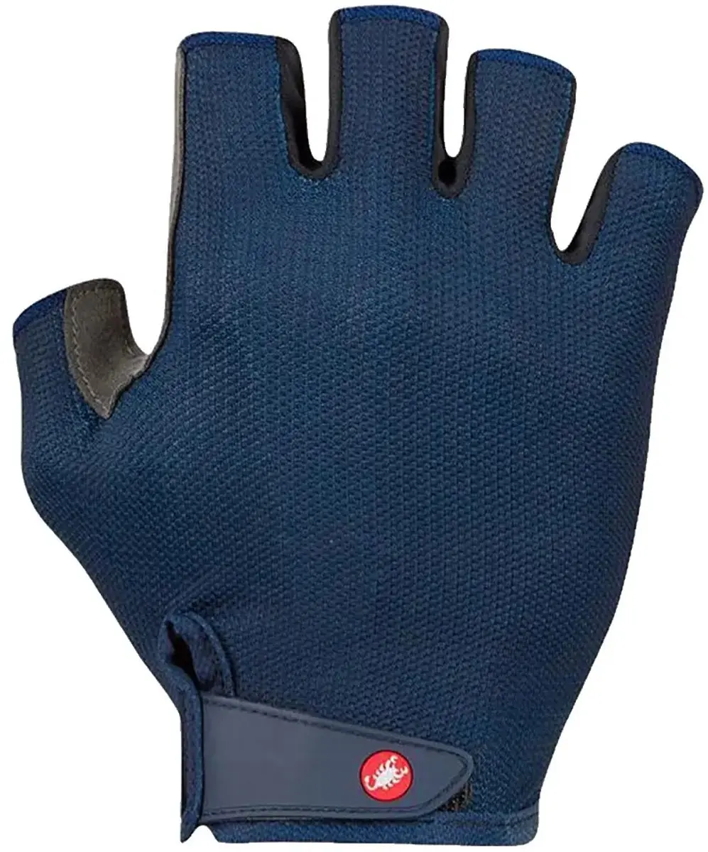 Castelli Competizione 3 Korte Handschoenen Blauw M