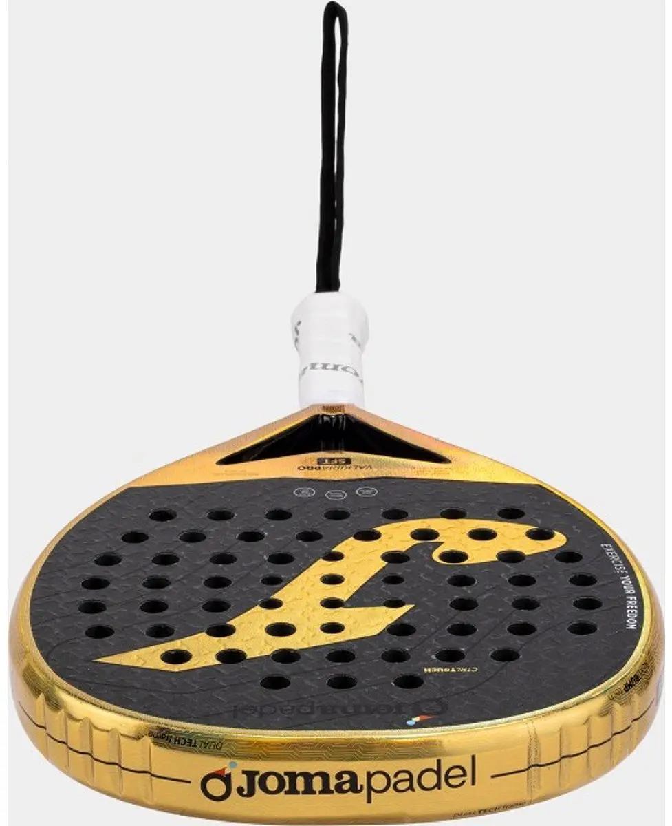 Joma Valkiria Pro Soft Padelracket L2 - Zwart/Goud - afbeelding 5 van 6