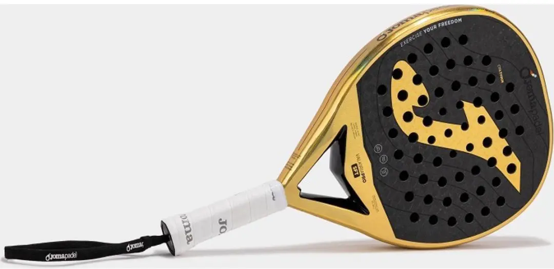Joma Valkiria Pro Soft Padelracket L2 - Zwart/Goud - afbeelding 6 van 6