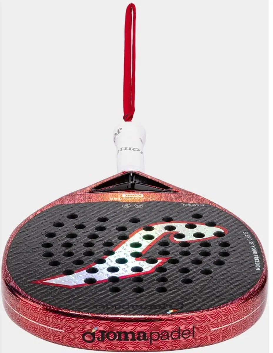 Joma Tournament Pro Iconic Padelracket L2 - Rood/Zwart - afbeelding 4 van 6