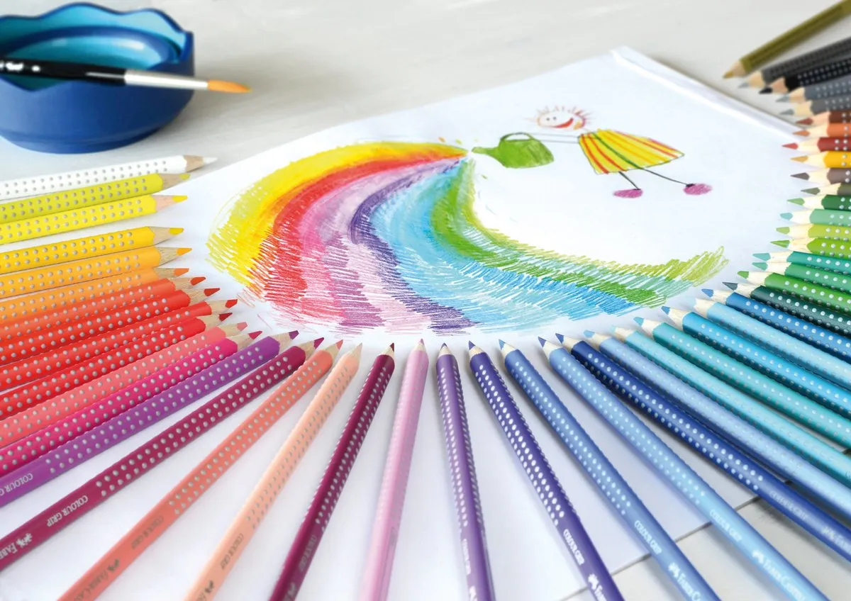 Faber-Castell Grip Kleurpotloodset 48 Stuks - A3 Schetsboek Gratis - afbeelding 6 van 6