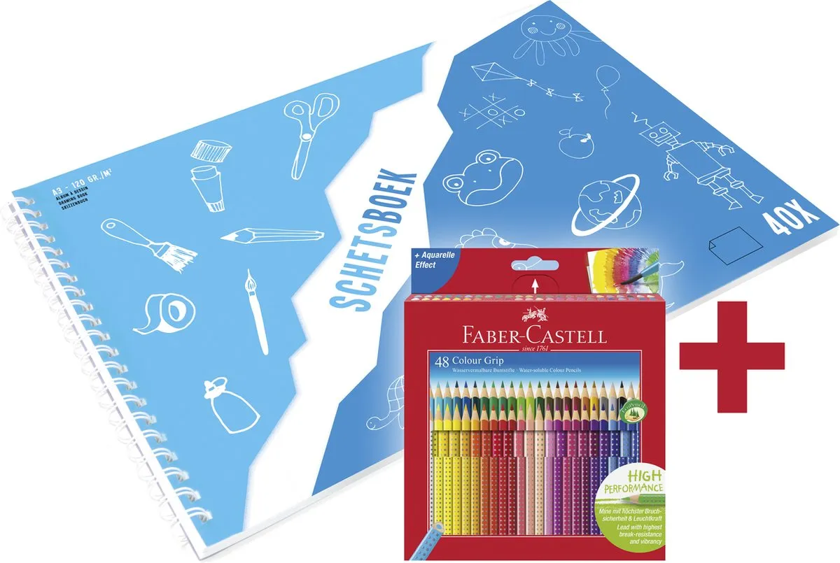 Faber-Castell Grip Kleurpotloodset 48 Stuks