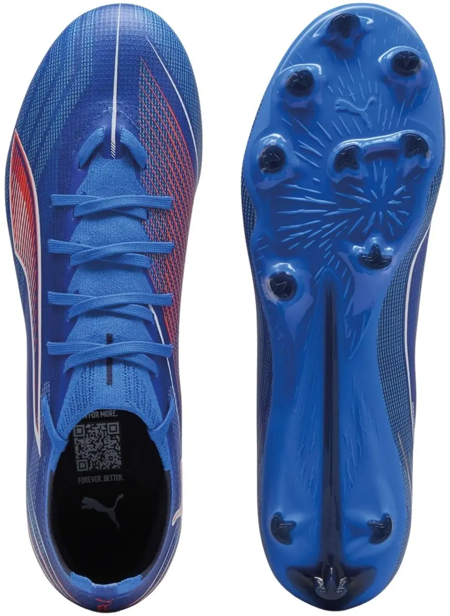PUMA Ultra 6 Match Voetbalschoenen - 47 - Blauw/Rood - afbeelding 6 van 6