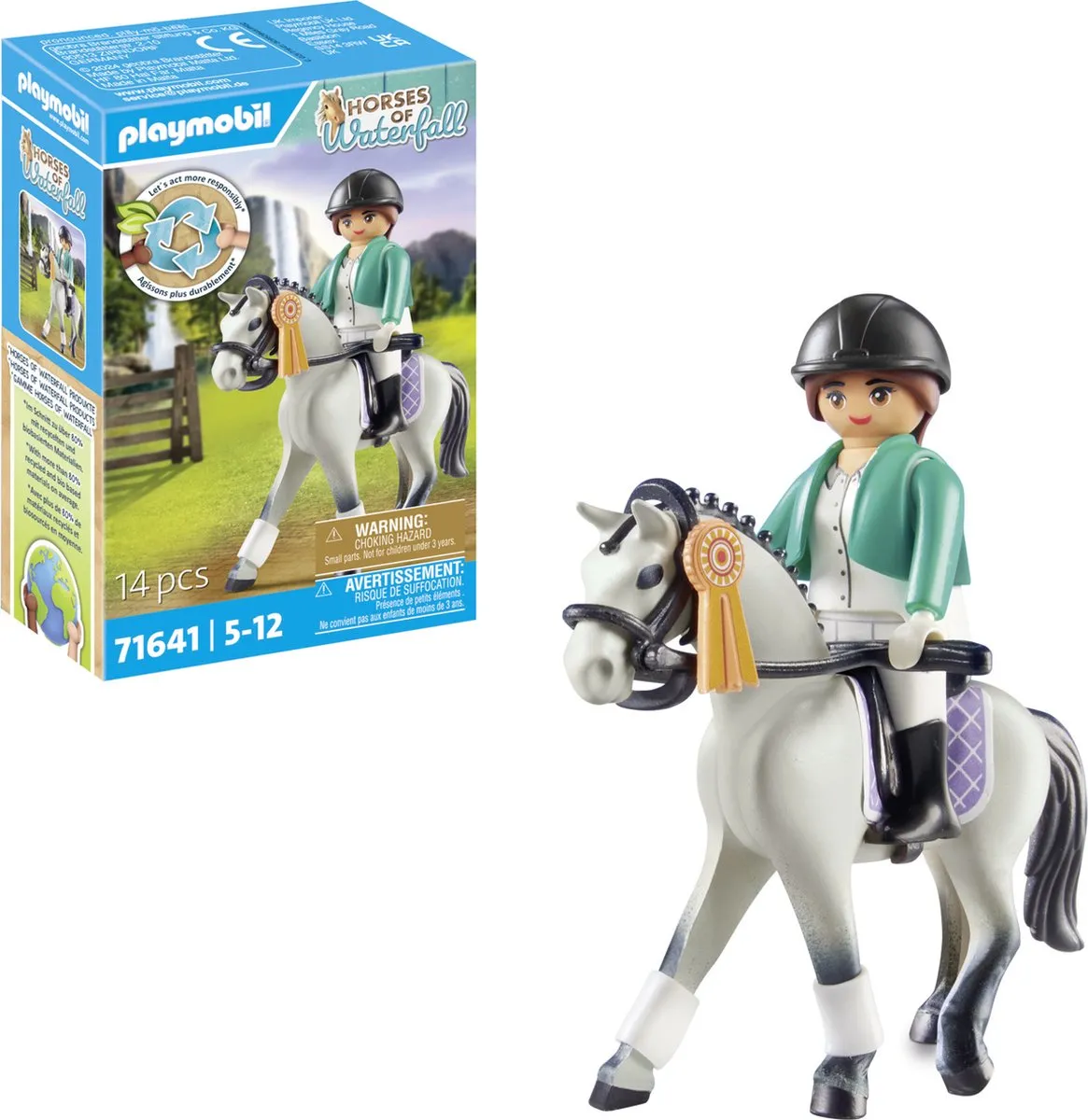 Playmobil Horses of Waterfall Toernooi Ruiter 71641 - Multicolor