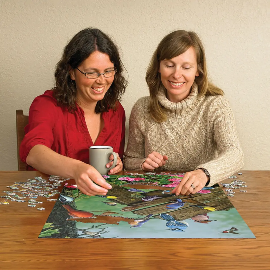 Cobble Hill Bosvogels en Bloemen Puzzel 1000 Stuks - Multi - afbeelding 5 van 5