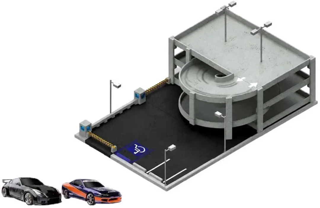 Jada Toys Fast & Furious Nano Tokyo Drift Garage