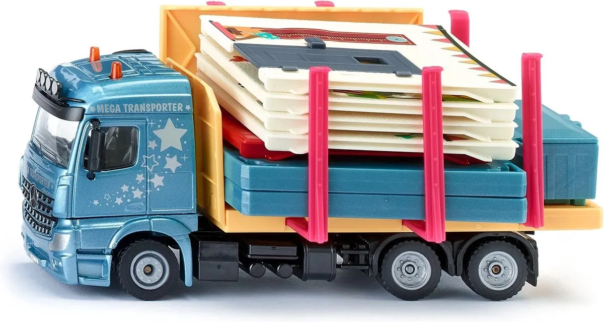 SIKU 3562 Vrachtwagen Prefab Huis Transport 1:50