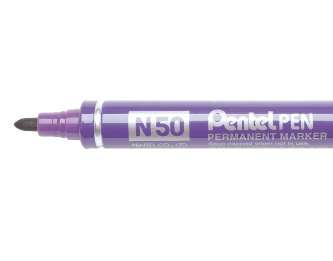 Pentel N50 Permanente Marker - Paars 1.5mm - afbeelding 5 van 6