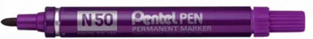 Pentel N50 Permanente Marker - Paars 1.5mm - afbeelding 6 van 6