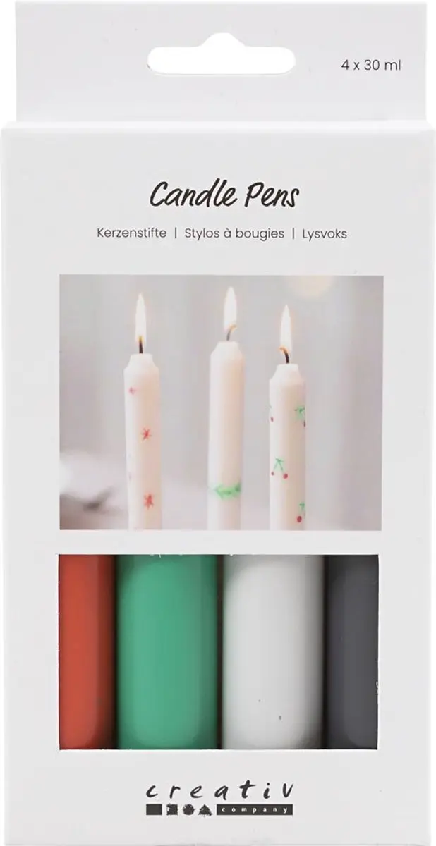 Creativ Company CC Hobbyset Kaarsen Maken 6x Bubble Sojakaars - Meerkleurig - afbeelding 2 van 6