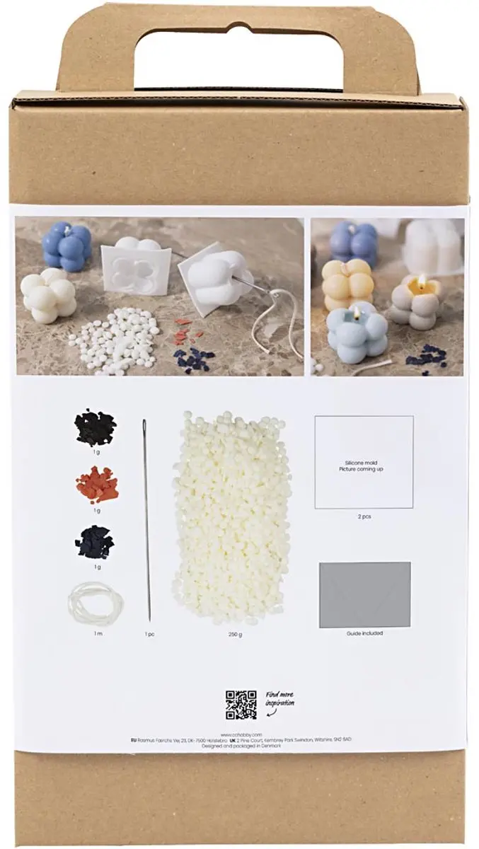 Creativ Company CC Hobbyset Kaarsen Maken 6x Bubble Sojakaars - Meerkleurig - afbeelding 6 van 6