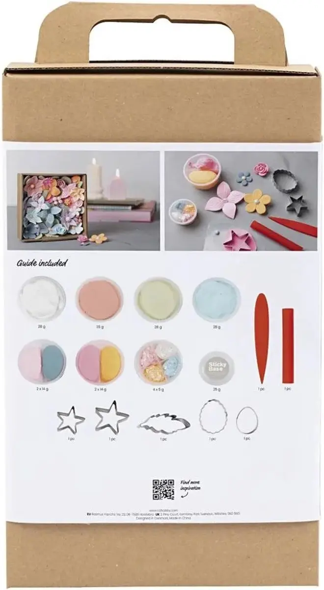 Creativ Company Mini Hobbyset Textiel Decoreren Robotten - Meerkleurig - afbeelding 4 van 6