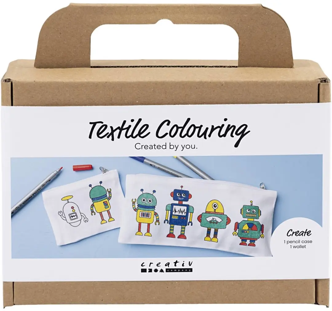 Creativ Company Mini Hobbyset Textiel Decoreren Robotten