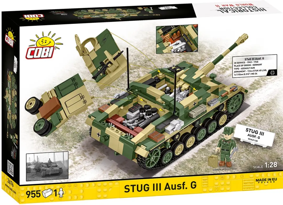 Cobi STUG III Ausf. 952 Bouwset - Meerkleurig - afbeelding 2 van 6