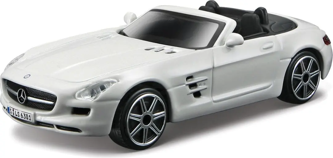 Bburago MERCEDES BENZ SLS AMG ROADSTER wit schaalmodel 1:43