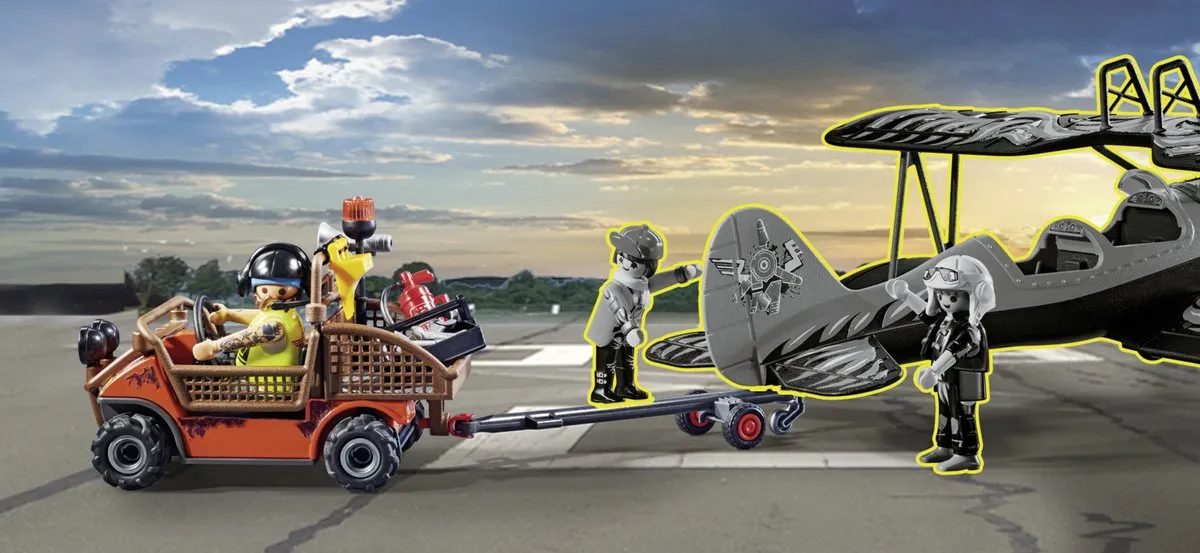 Playmobil Air Stuntshow Reparatieservice 70835 - Multicolor