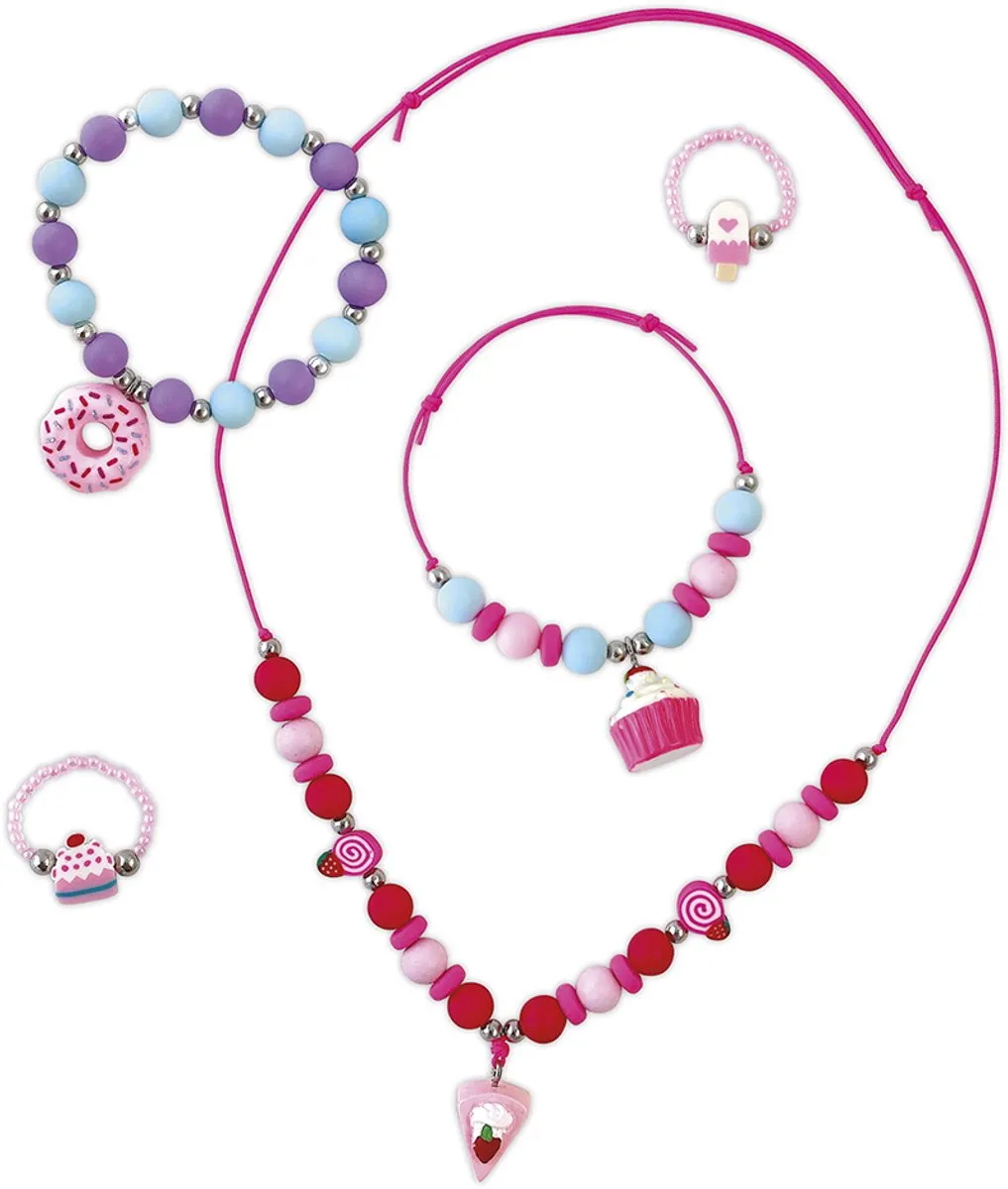 Janod Les Ateliers Bijoux Knutselpakket - 5 Sieraden Multicolor
