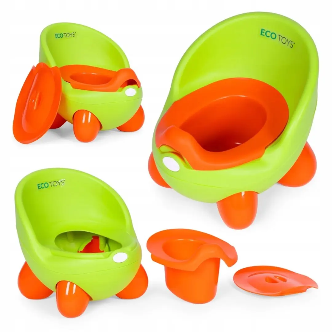 ECOTOYS Potje met inzetstuk groen