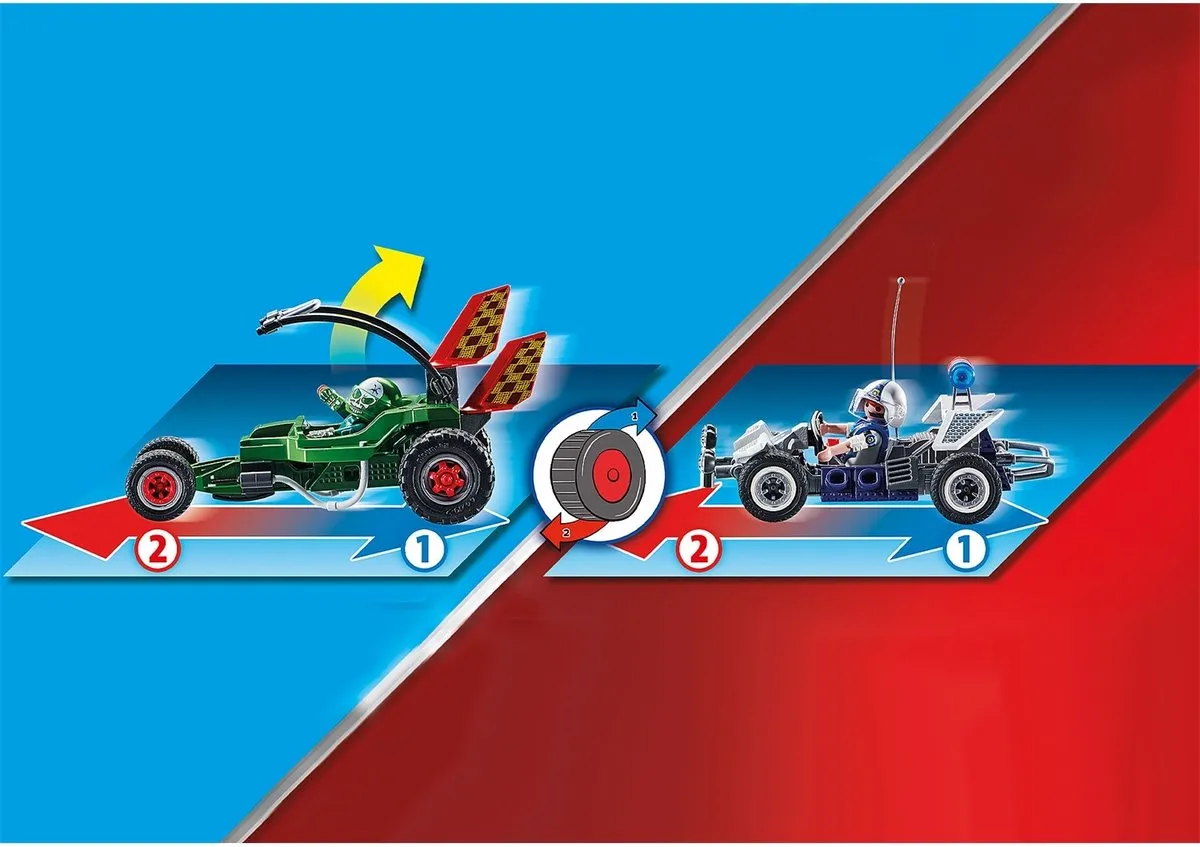 Playmobil City Action Politiekart 70577 - Achtervolging Kluisrover - Multicolor