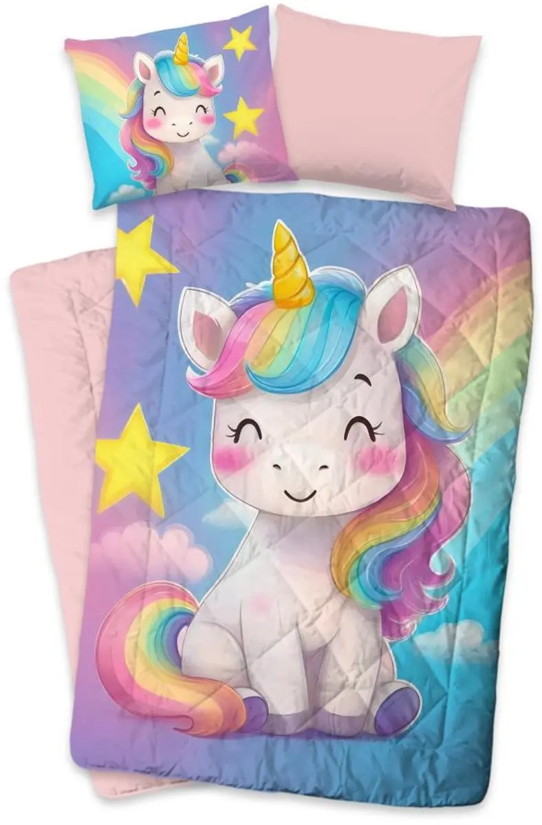 Googmorning Unicorn Sissy Wasbaar Dekbed
