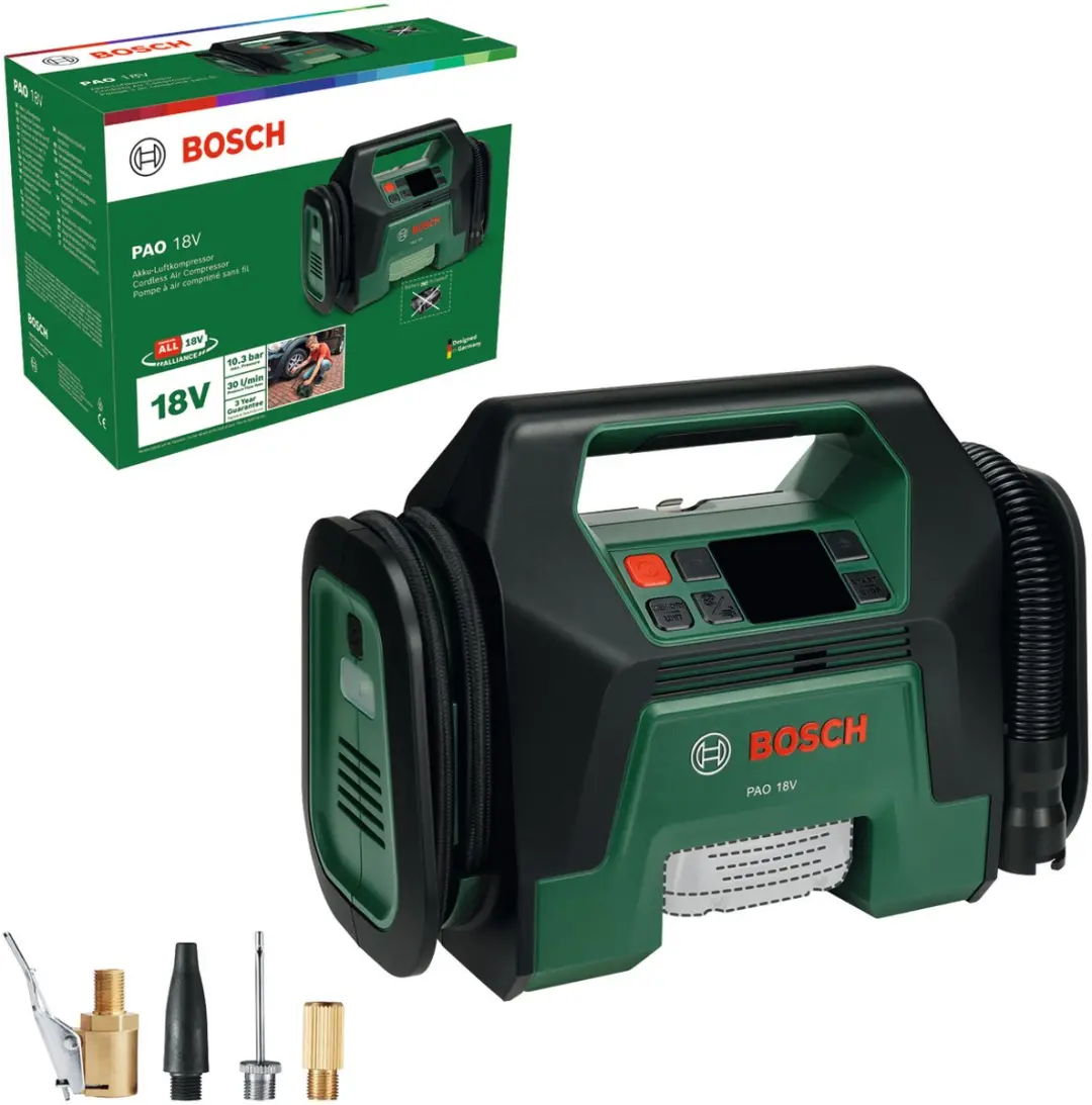 Bosch PAO 18V 0603947400 Acculuchtpomp 10,3 bar - Groen
