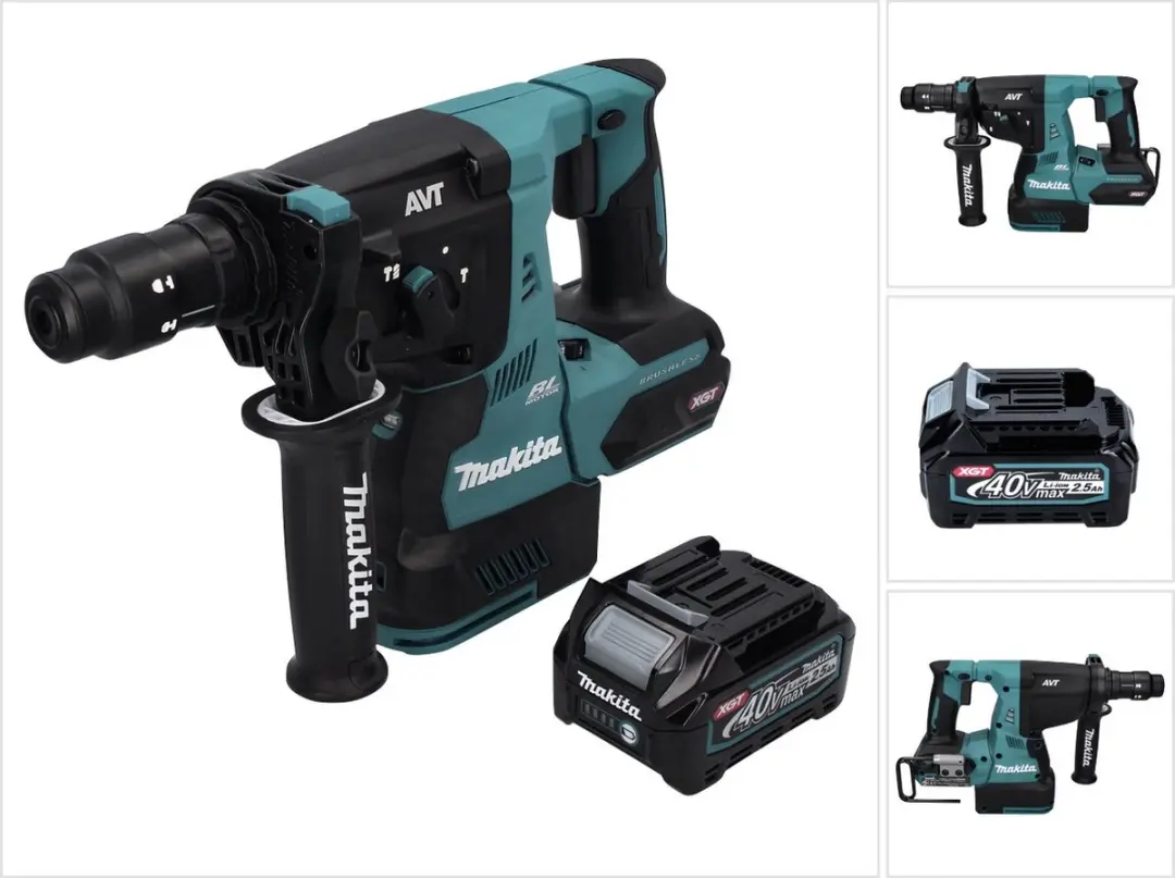 Makita HR 004 GD1 accu-combinatiehamer 40 V max. 2,8 J SDS plus XGT Brushless +