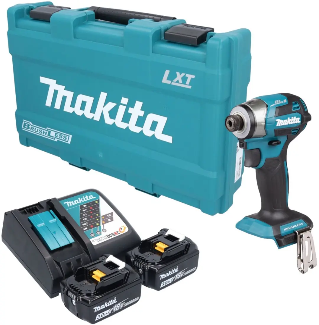 Makita DTD 173 RFK accu-slagmoersleutel 18 V 180 Nm 1/4" borstelloos + 2x accu 3