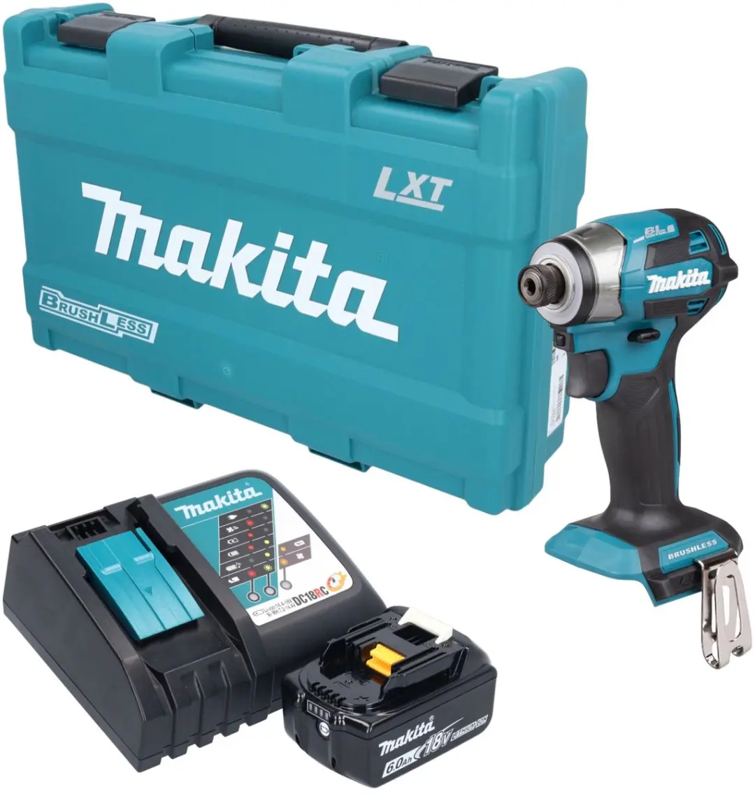 Makita DTD 173 RG1K accu-slagmoersleutel 18 V 180 Nm 1/4" borstelloos + 1x accu