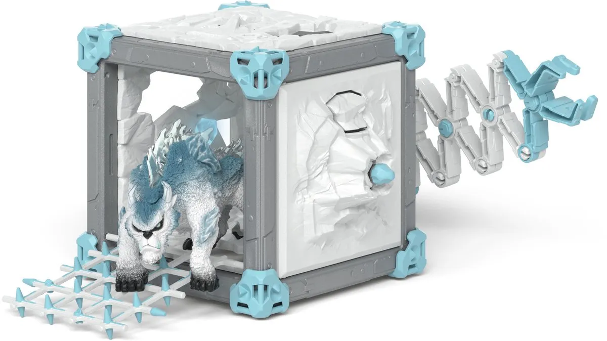 Schleich Eldrador Creatures BattleCave Sneeuw Kliever 42733 - Wit/Blauw