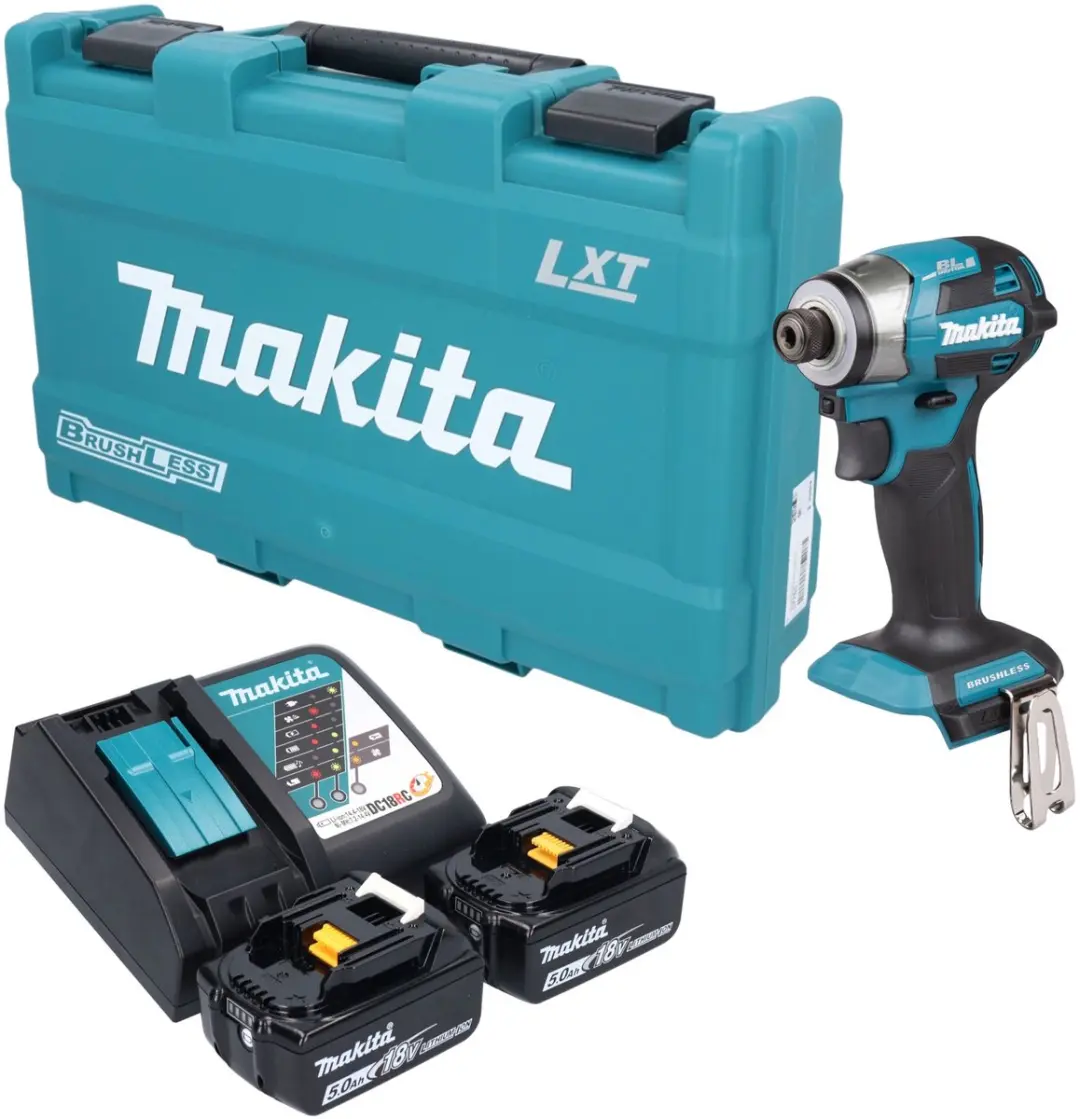 Makita DTD 173 RTK accu-slagmoersleutel 18 V 180 Nm 1/4" borstelloos + 2x accu 5