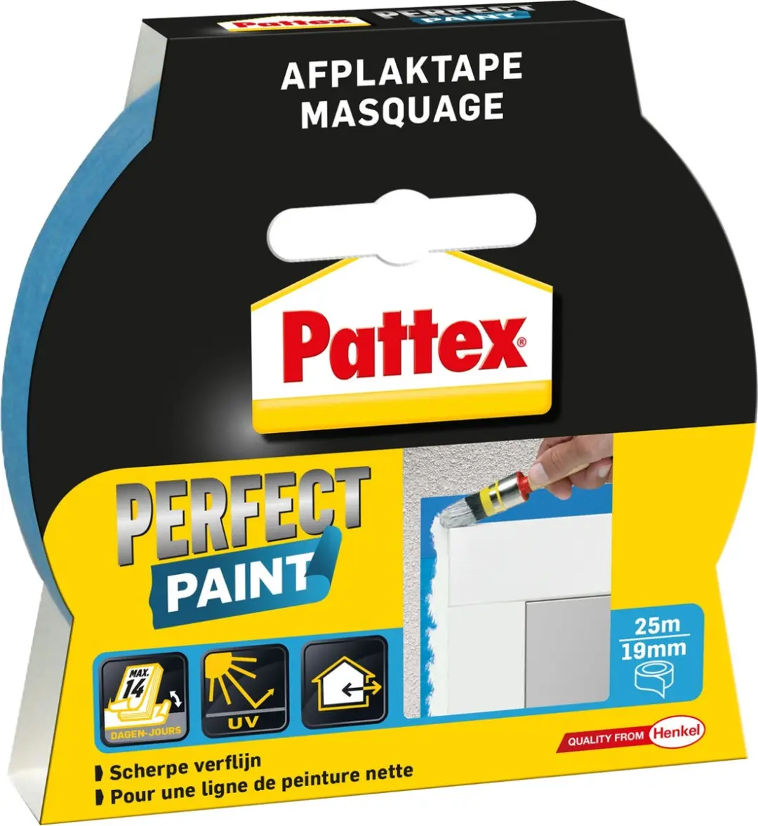 Pattex Perfect Paint afplaktape blauw 25mx19mm