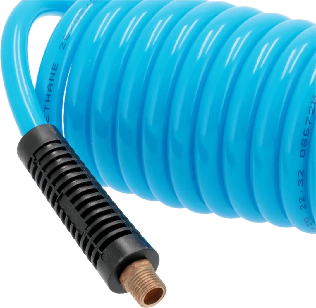 Airpress Spiraalslang PU 5m - Ø8/12mm - 1/4" - 10 bar