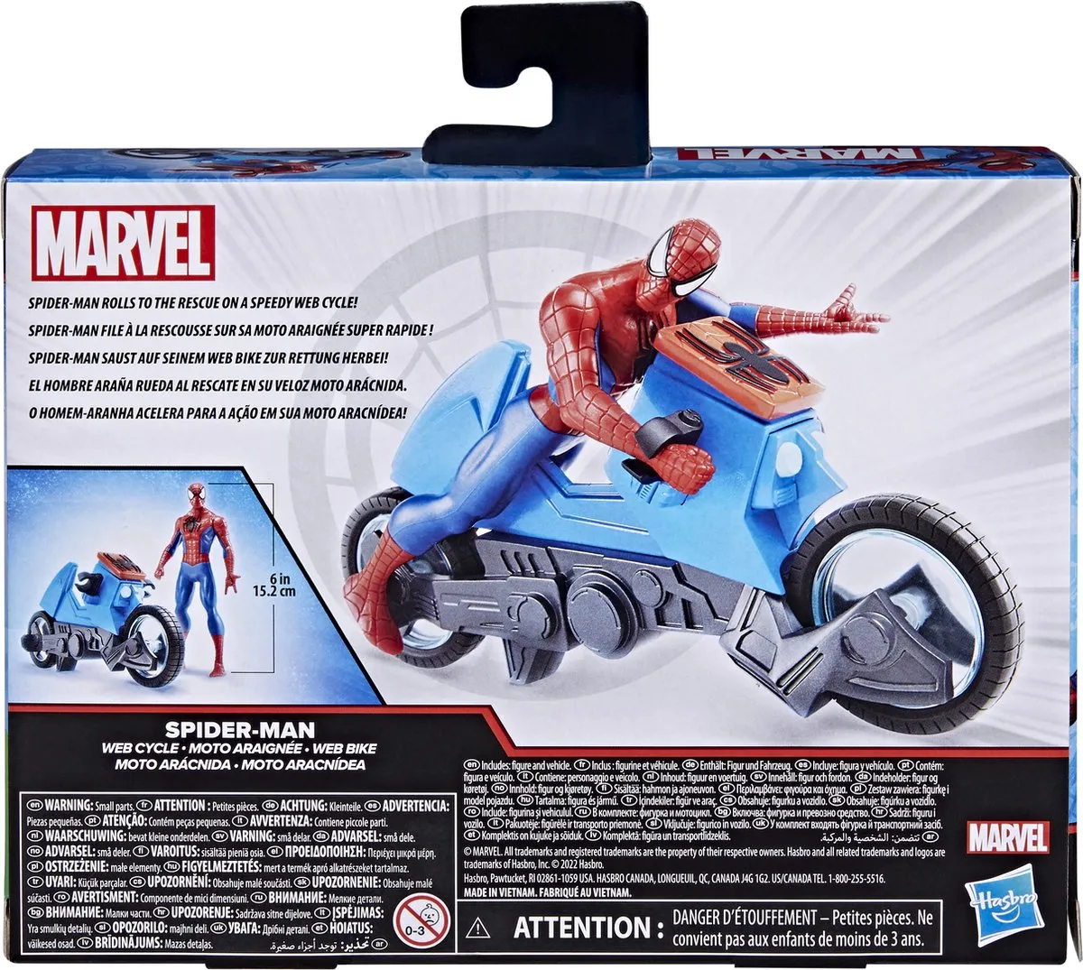 Hasbro Marvel Spider-Man Web Cycle F50745L0 - Multicolor