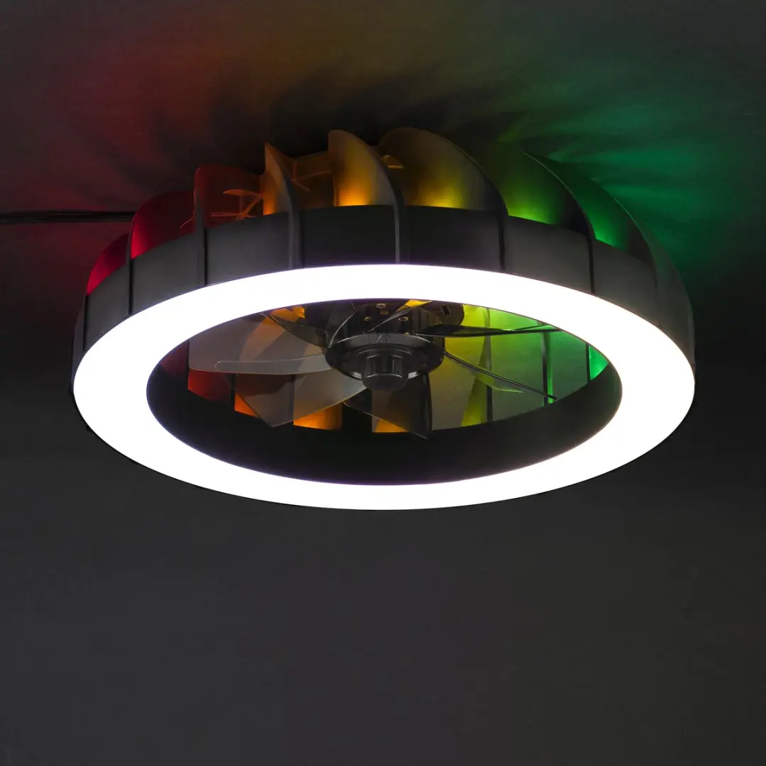Brilliant Fanora Plafondventilator 46cm - 7 Bladen - Zwart