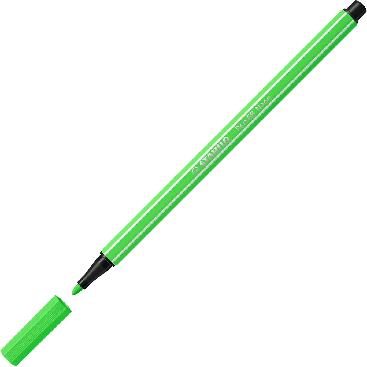 STABILO Pen 68 Premium Viltstift - Neon Groen
