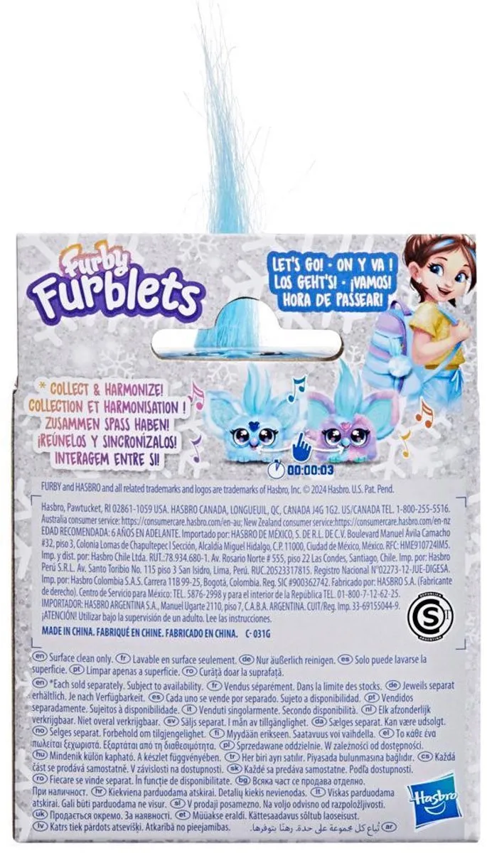 Hasbro Furblet Sno-Way Interactief Pluche Speelgoed - Rood