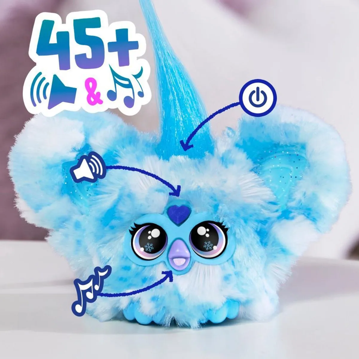 Hasbro Furblet Sno-Way Interactief Pluche Speelgoed - Rood - afbeelding 6 van 6