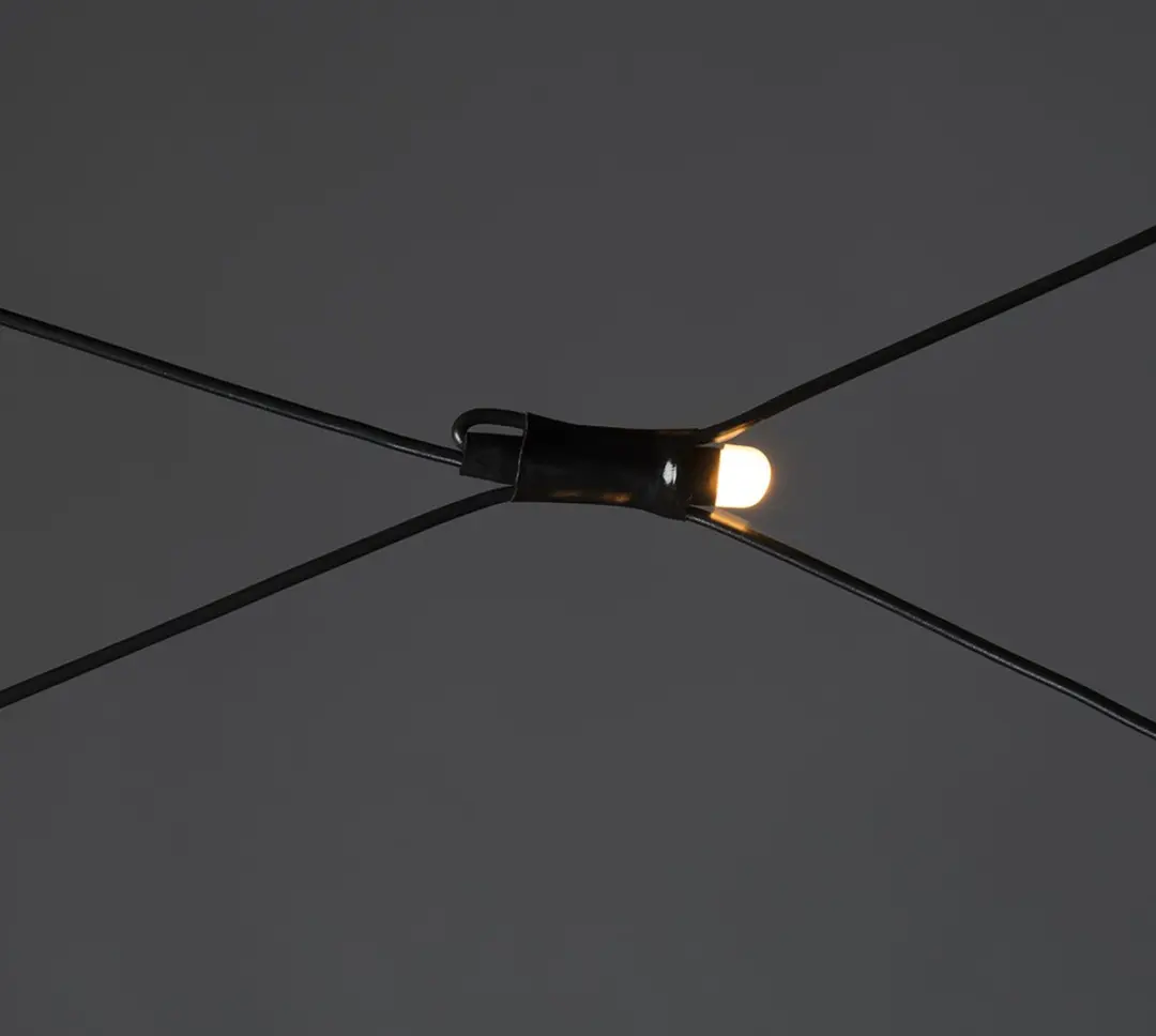 Konstsmide Lichtnet Buiten 64 LEDs 2m - Warm wit - afbeelding 4 van 6