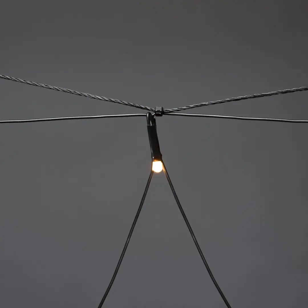 Konstsmide Lichtnet Buiten 64 LEDs 2m - Warm wit - afbeelding 6 van 6