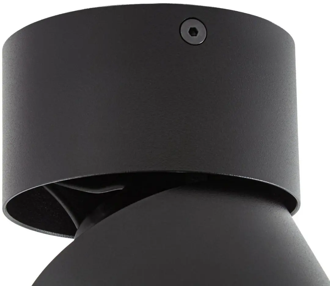 PRIOS Downlight 1 Licht GU10 10W - Zwart - afbeelding 3 van 6