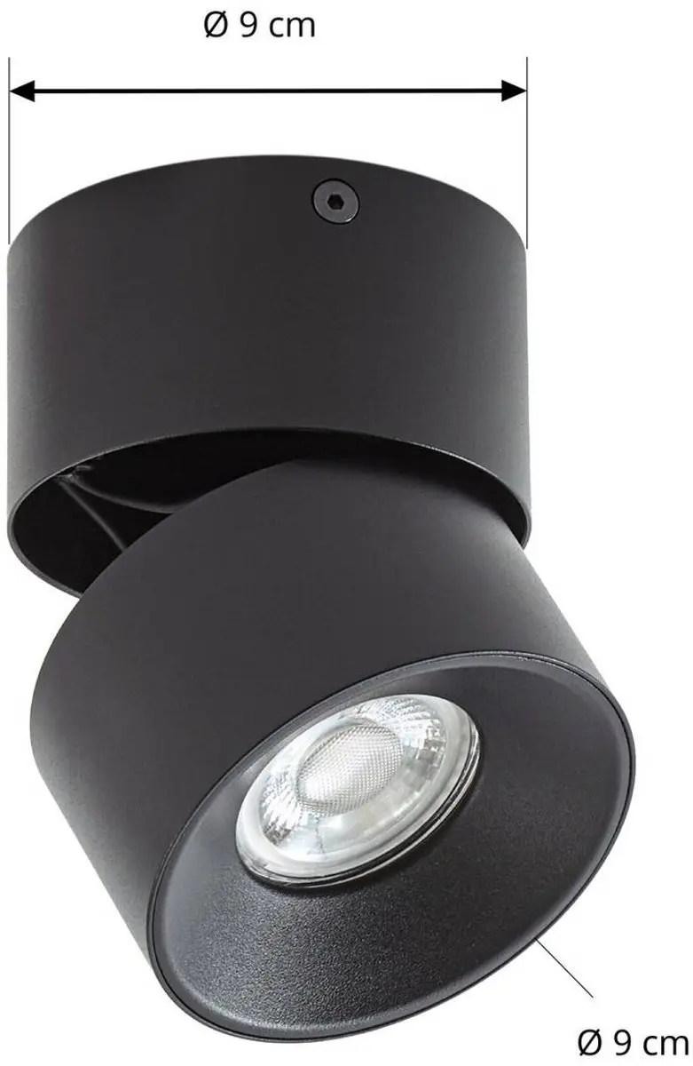 PRIOS Downlight 1 Licht GU10 10W
